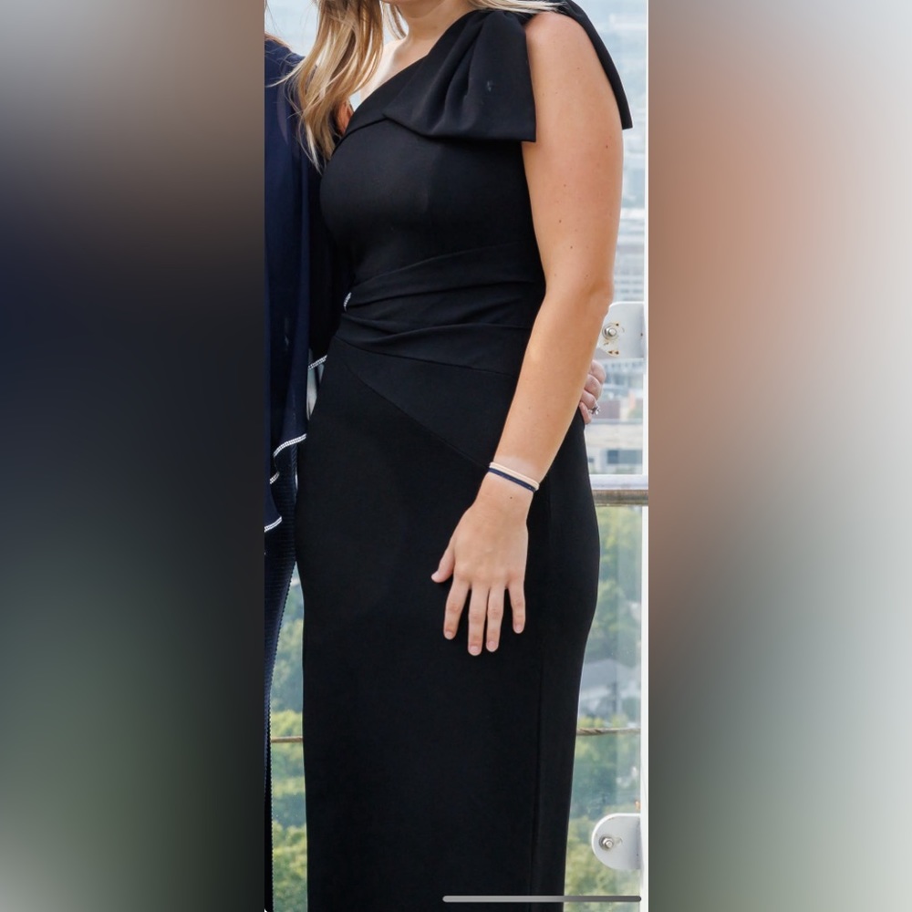 Black tie formal dress